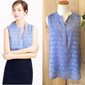 J. Crew sheer top with camisole